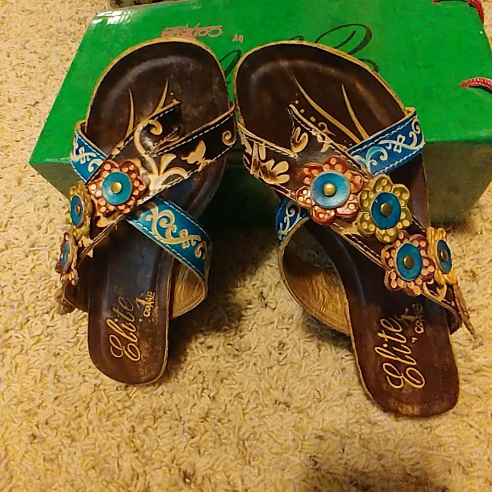 Elite by Corky's Sandals - brand new! Size 6/36